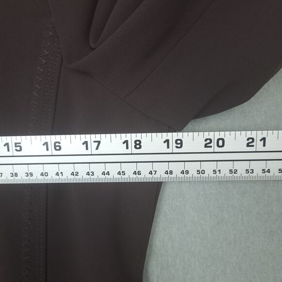 Pendleton Womens Blazer Jacket Sz 10 Three Button Polyester Two Pocket Brown EUC - Picture 6 of 9